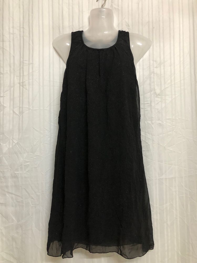 16 ANS Black Sleeveless Dress