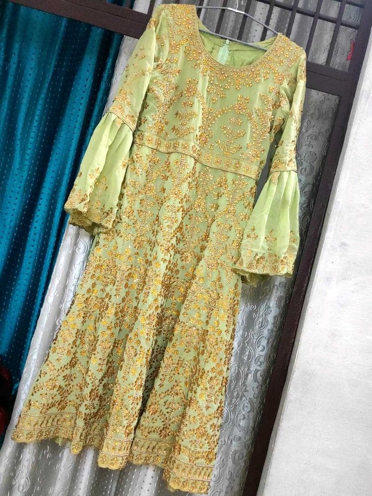 Embroidered Anarkali Dress