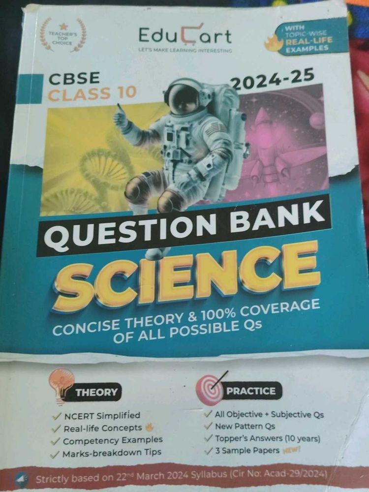 Educart Science Question Bank