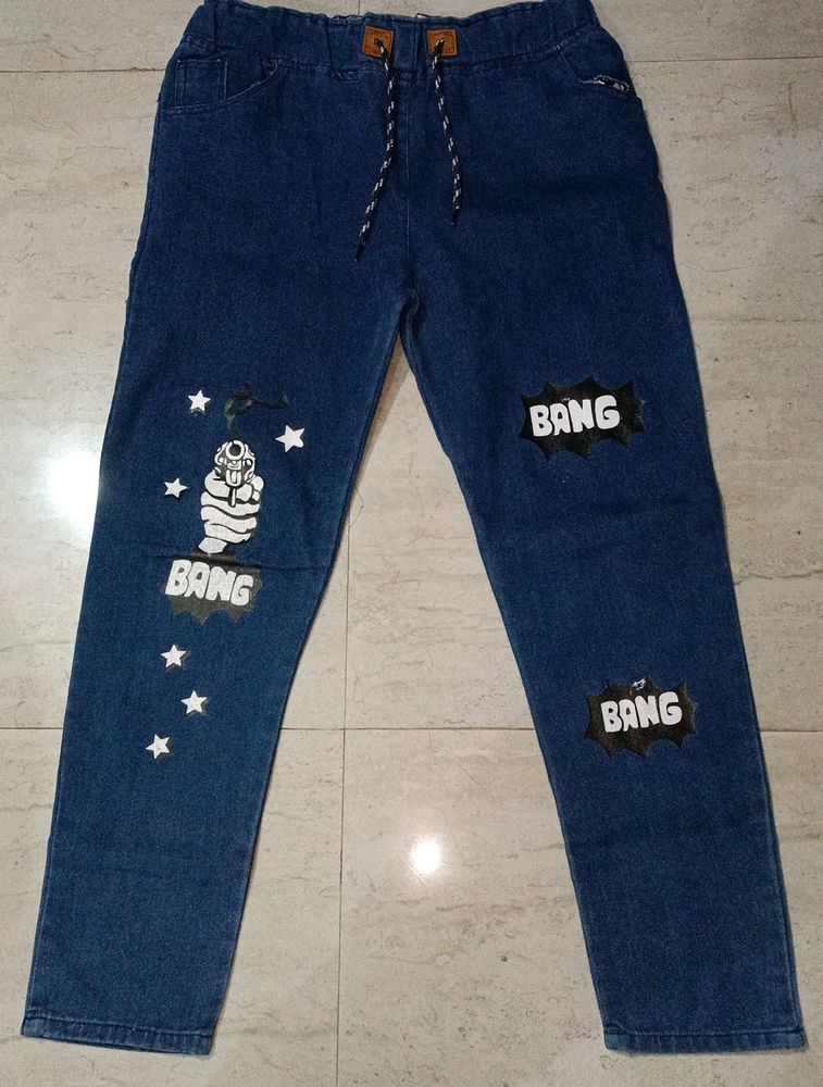 A Denim Jogger