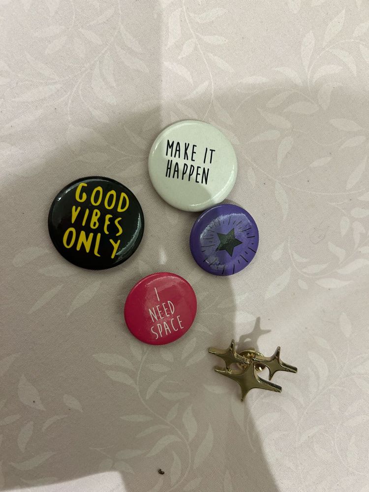 6 Quirky Pin Badges