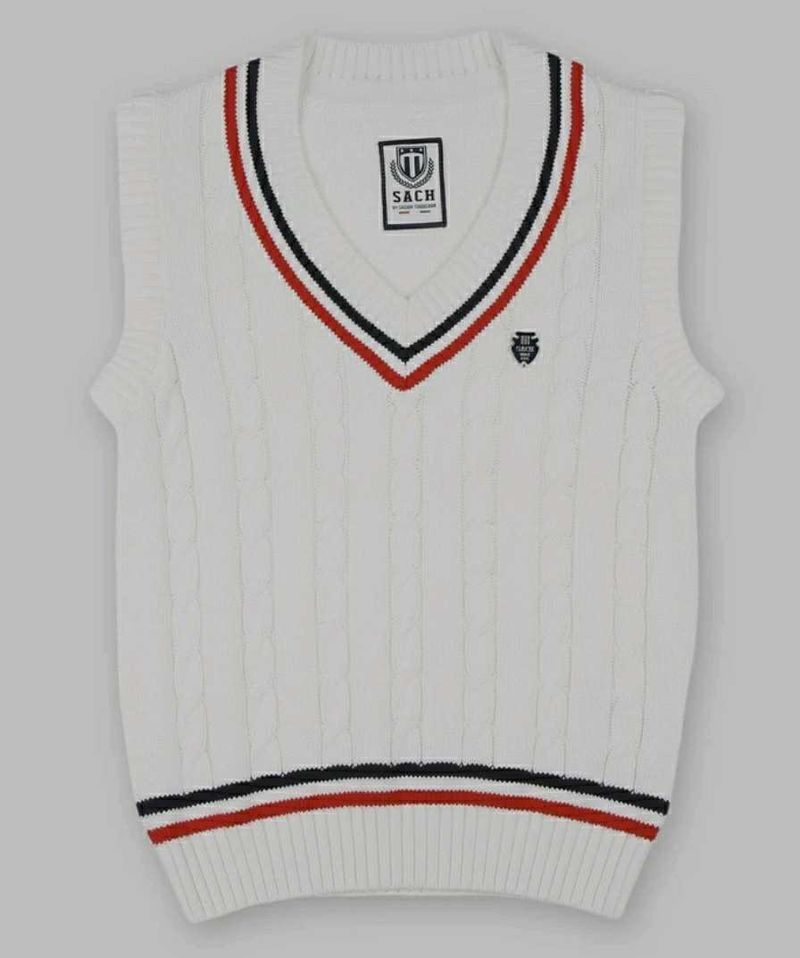 White Woollen Cardigan