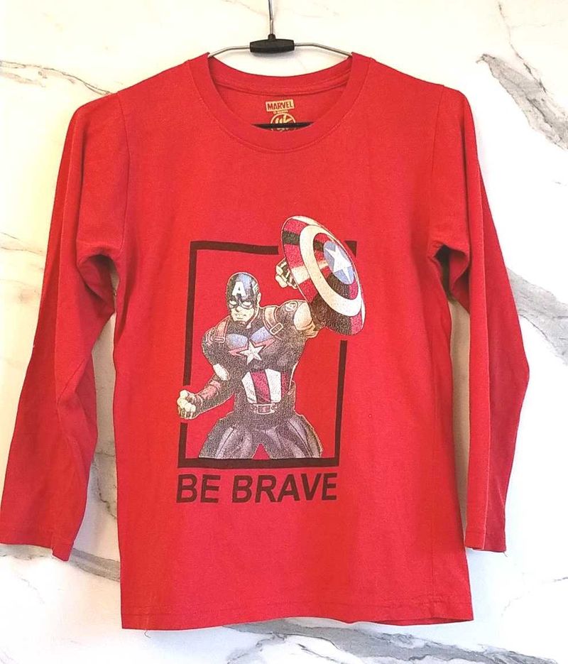 Captain America Long Sleeve Tee
