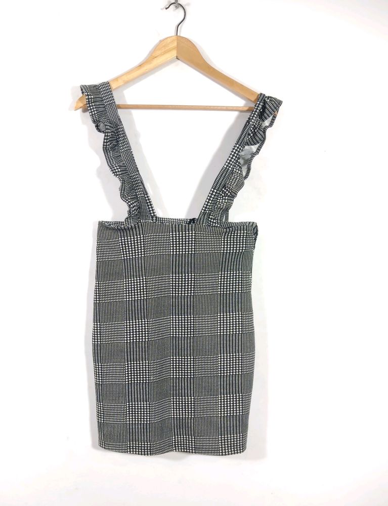 Ketch Black Embossed Dungree Dress (Women&#39;s)