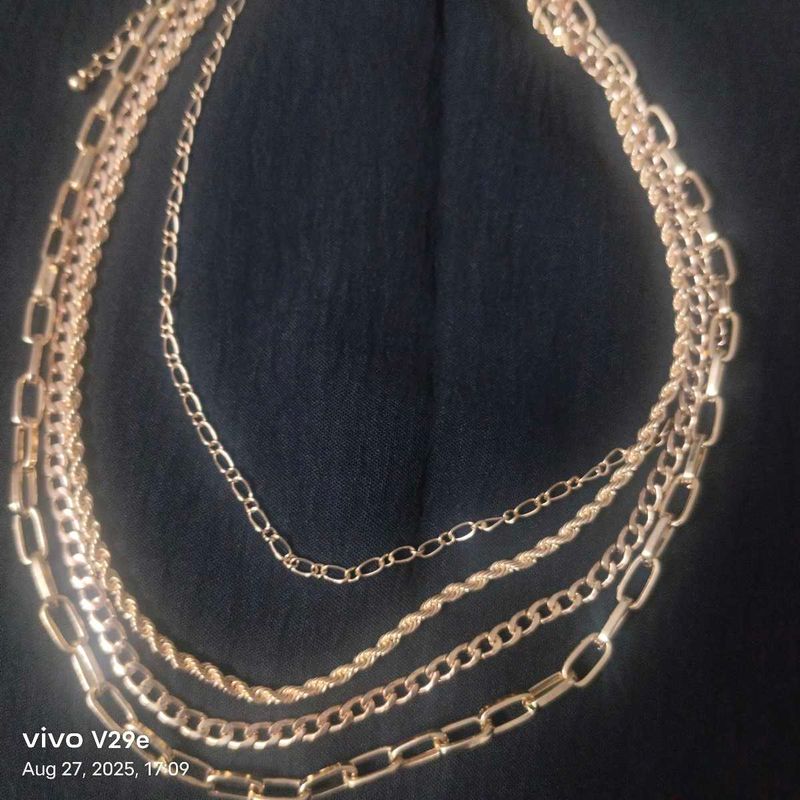 Layered Gold Necklace