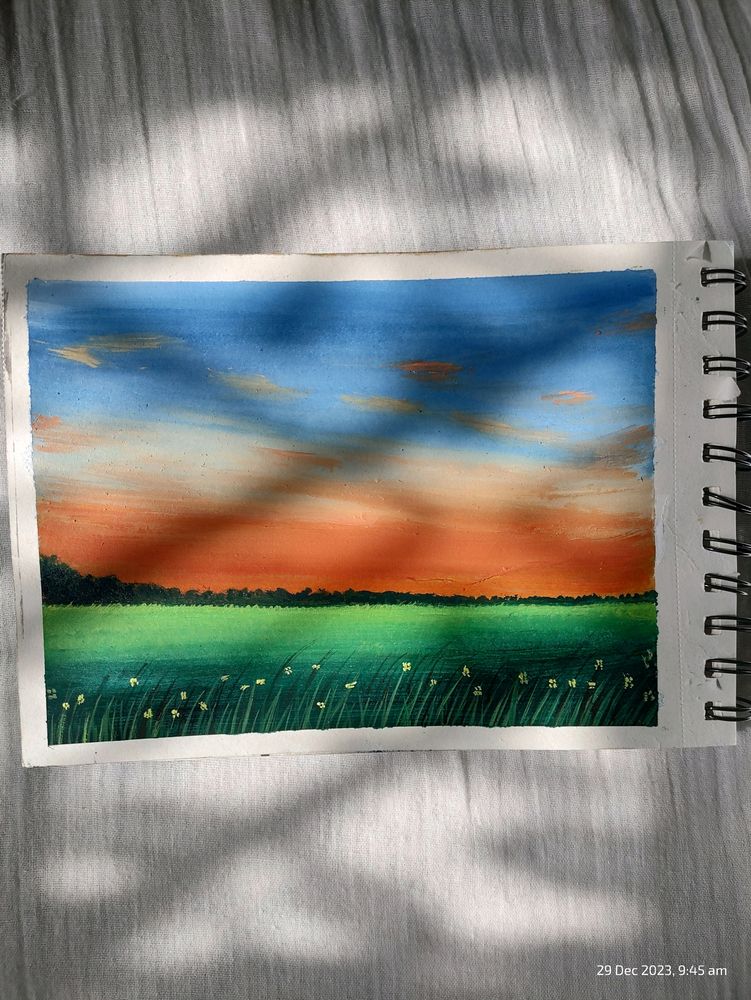 Acylic Painting On Paper