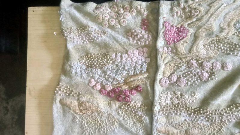 Beautiful Hand Embroidery Cadigan Top