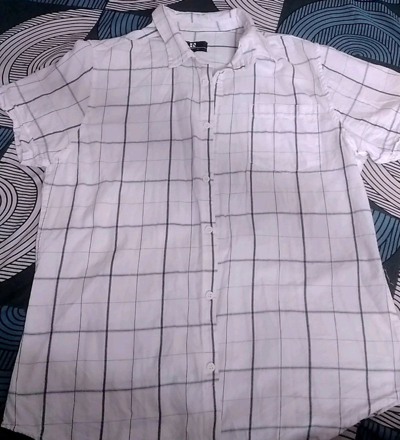 Half Sleeve Cotton Shirt For Men