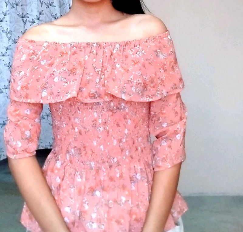 Floral Off-Shoulder Top
