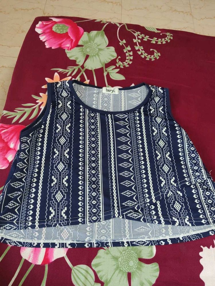 Patterned Tank Top