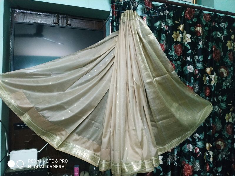 Semi Silk Zari Woven Design Saree