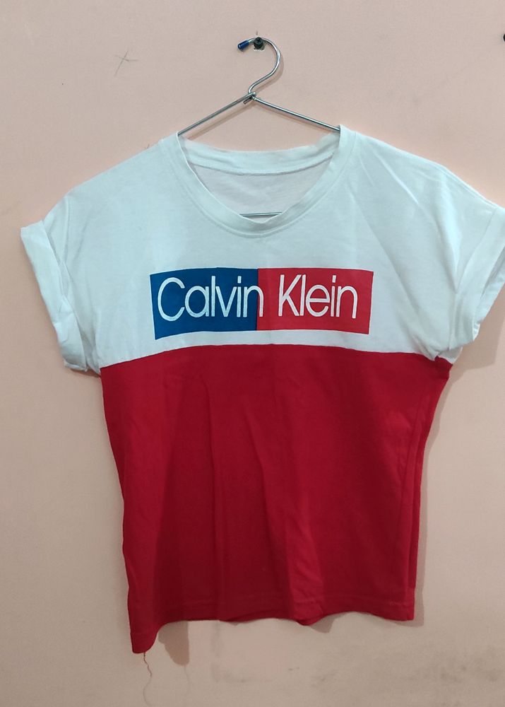 Red 🤍 White ♥️ Crop T Shirt 👕