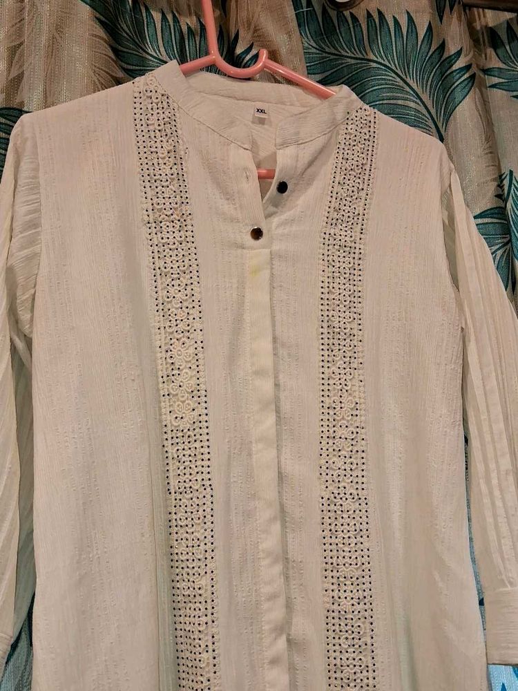 Pakistani Crinkled Fabric Suit
