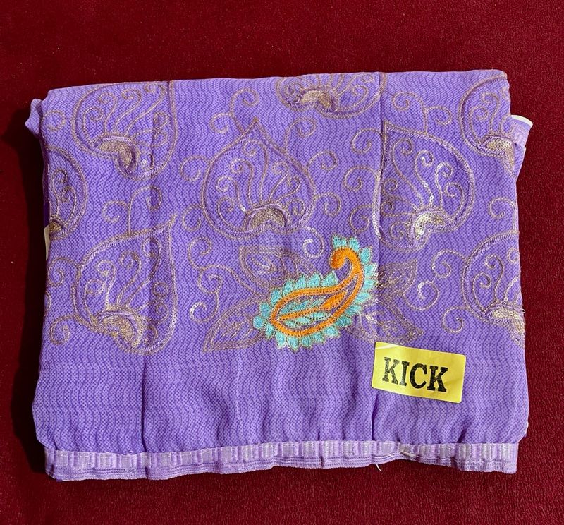 Purple Saree (new With Tag)