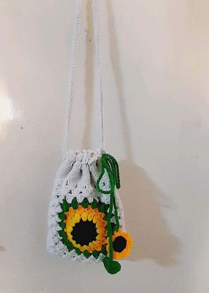 Cute Crochet Potli Handmade Crosia