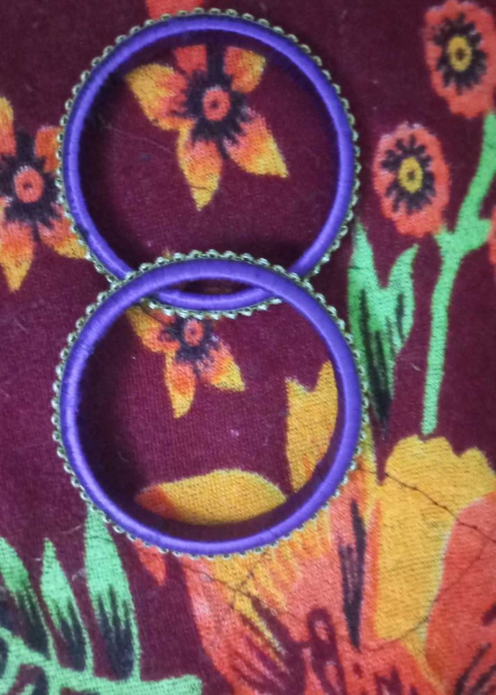 Purple Bangles (Set of 2)