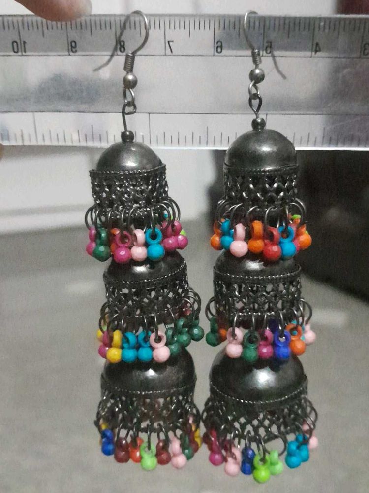 Rajasthani style jhumkas