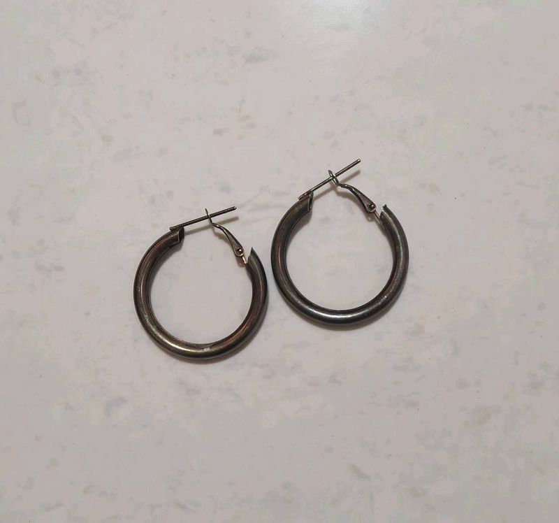 Copper Hoop Earrings