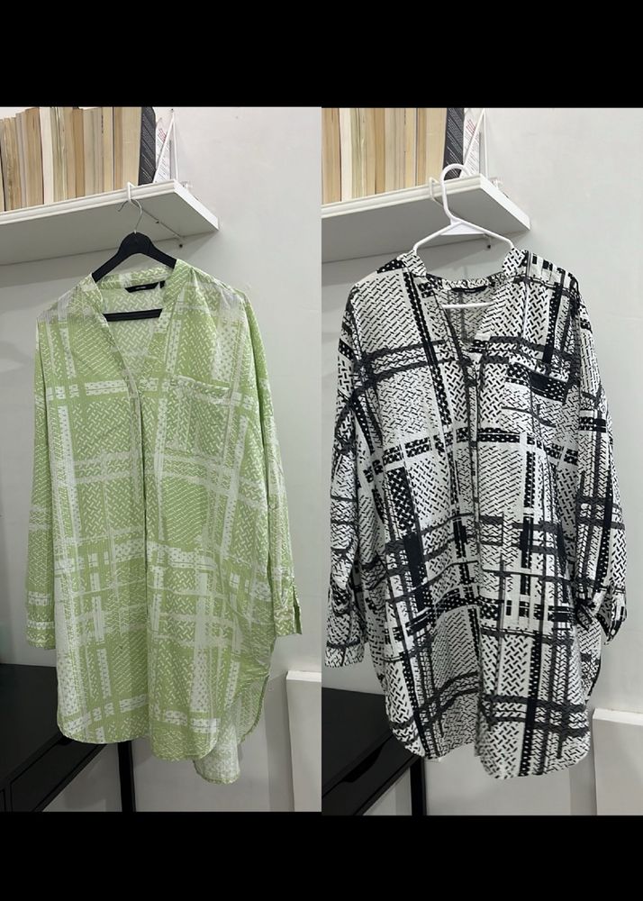 combo of 2 shirt dresses