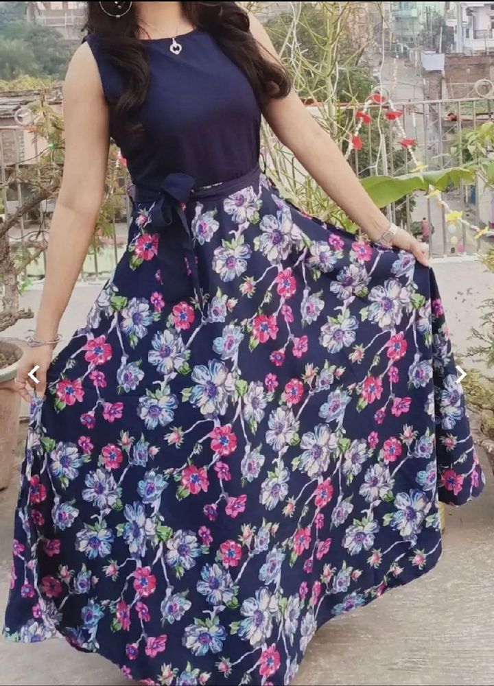 Floral Print Maxi Dress