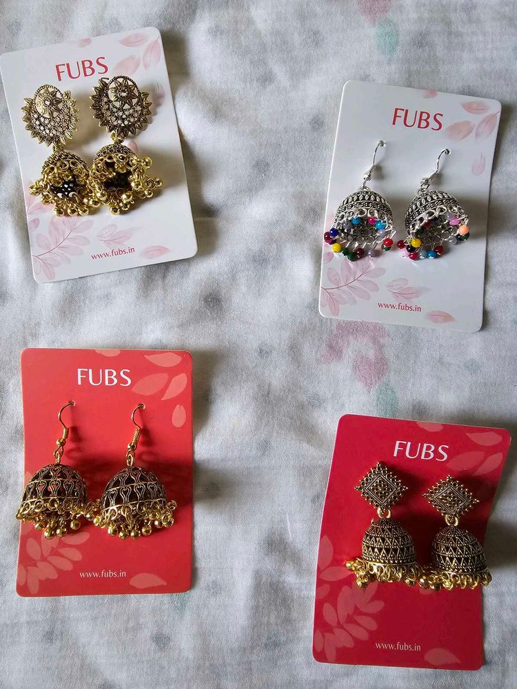FUBS Jhumka Earring Bundle