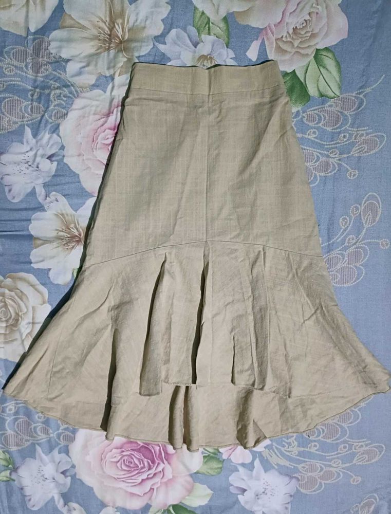 Beige Mermaid Skirt