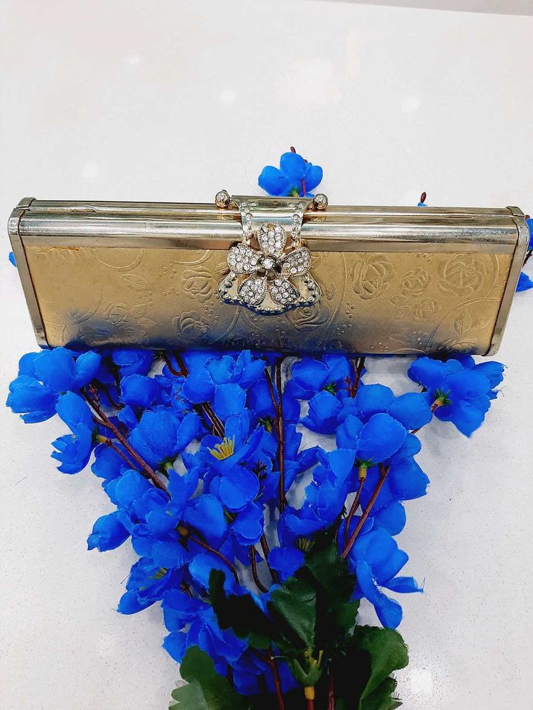 Vintage Gold Clutch