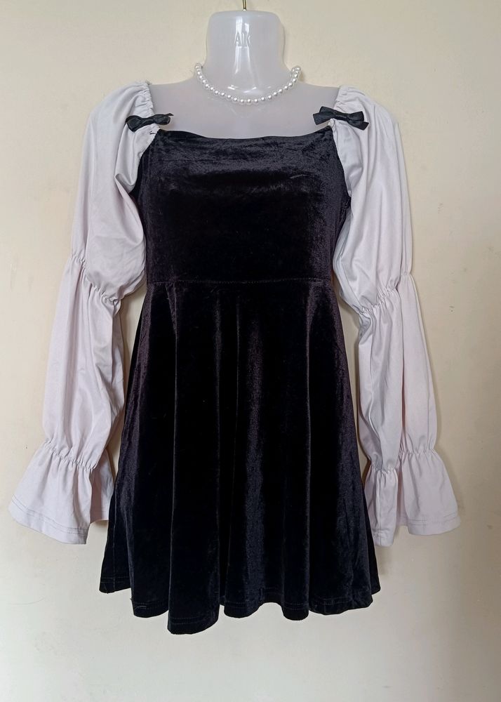 Coquette Black Dress