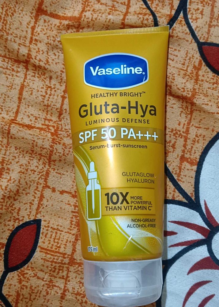 New Vasline Sunscreen