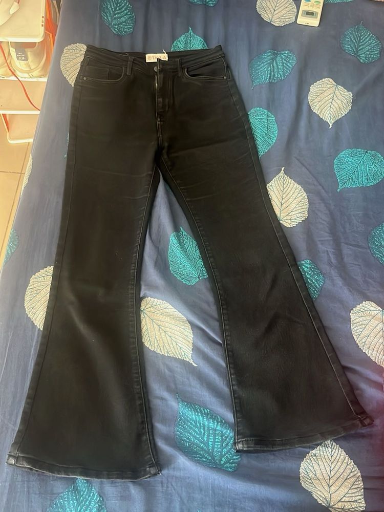 Black Flare Jeans