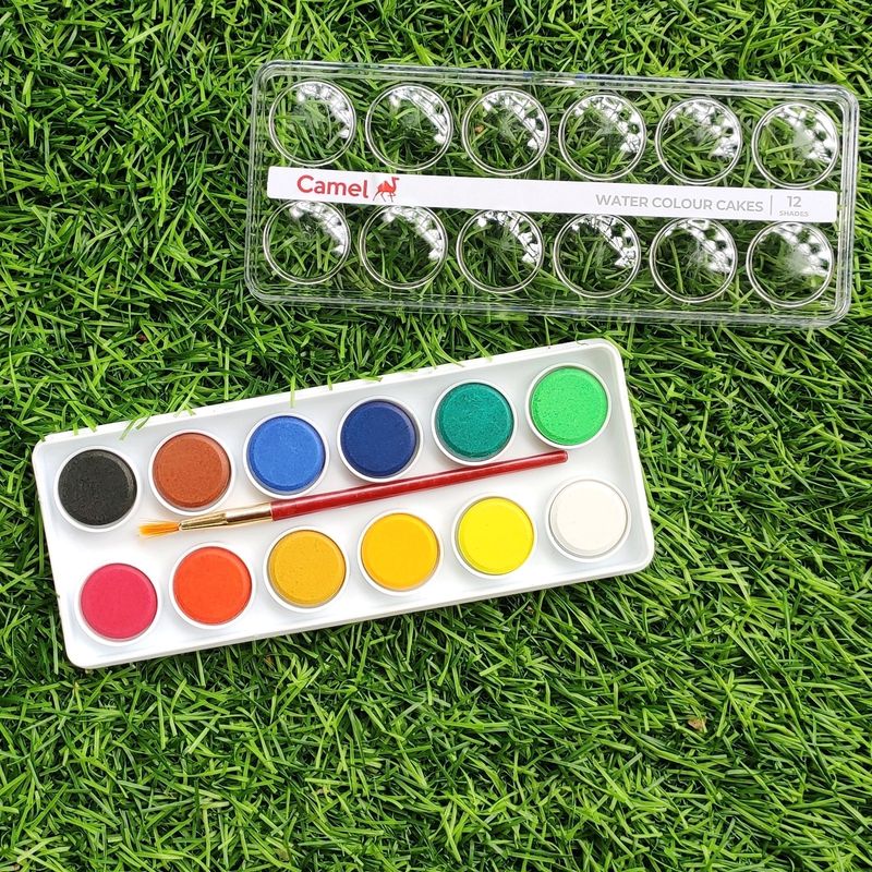 Camel Watercolours Cakes - 12 Colours