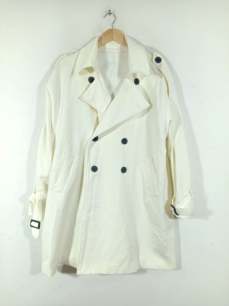 Off White Casual Overcoat (Women&#39;s)