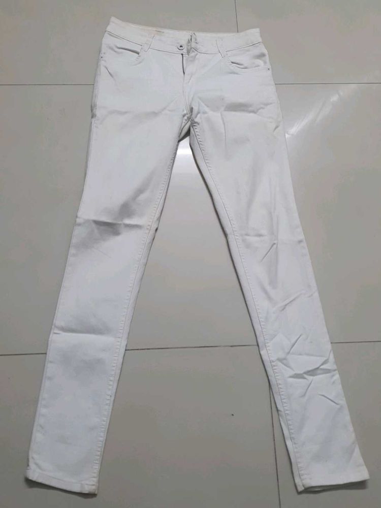 Rarely Used White Pant For Sale