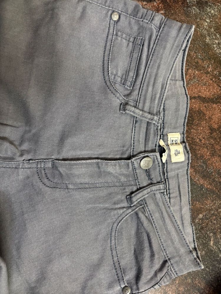 Gray Casual denim