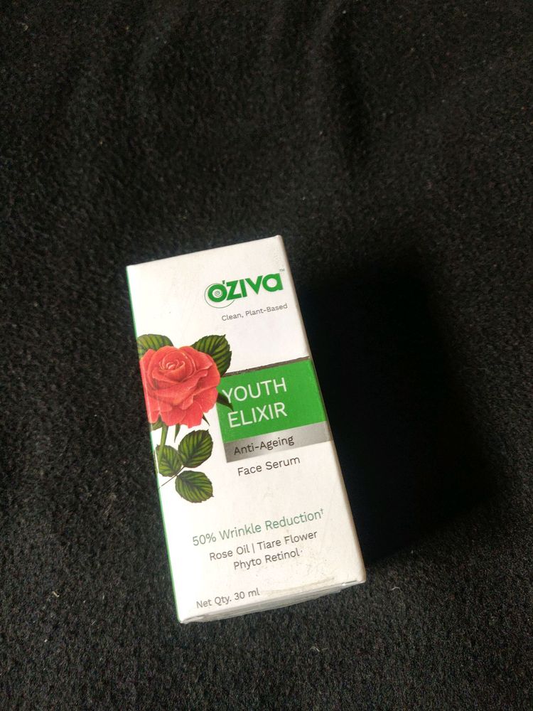 OZiva Youth Elixir Anti-Ageing Face Serum (with Phyto Retinol, Rose &amp; Tiare Flower) for Wrinkle Reduction &amp; Skin Tightening (Youth Elixr Serum, 30 ml)