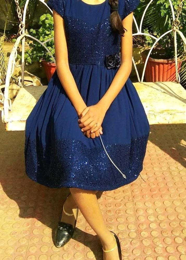 Nevy Blue Frock ( 12 to 13 Years)