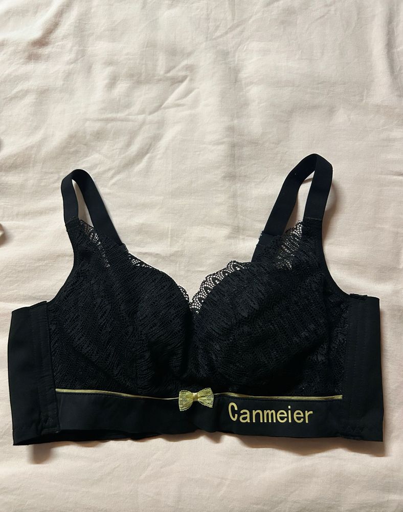 Elegant Black Lace Bra