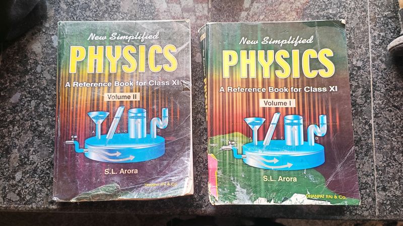 Class 11 SL Arora Physics Volume 1 And 2