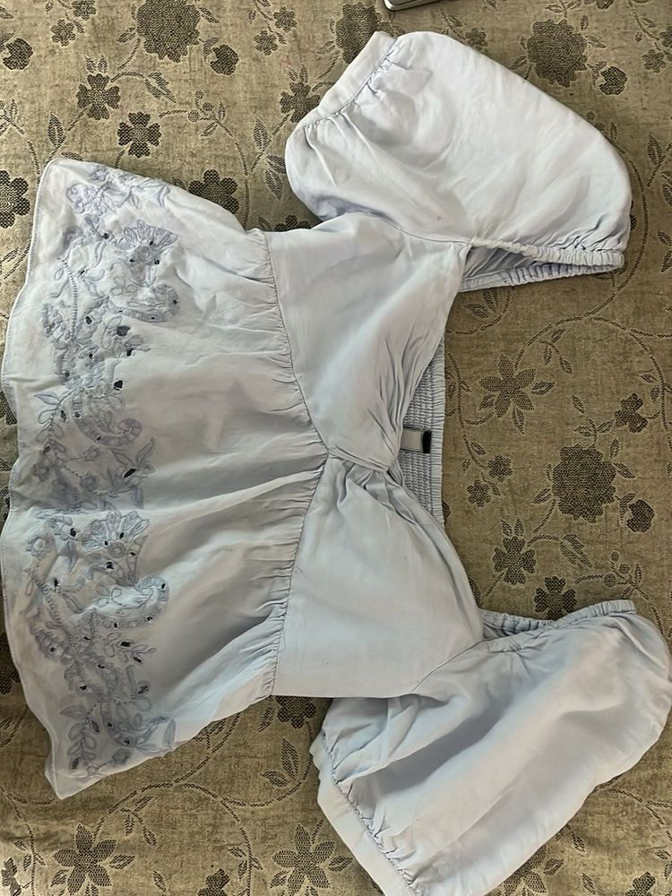 Zara Peplum Top