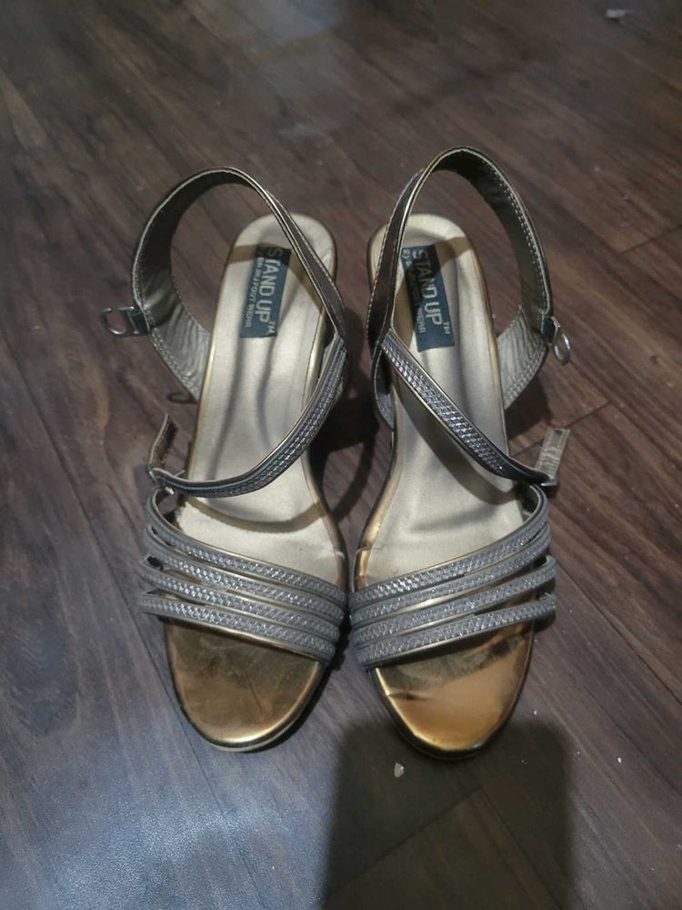 Elegant Gold Heels