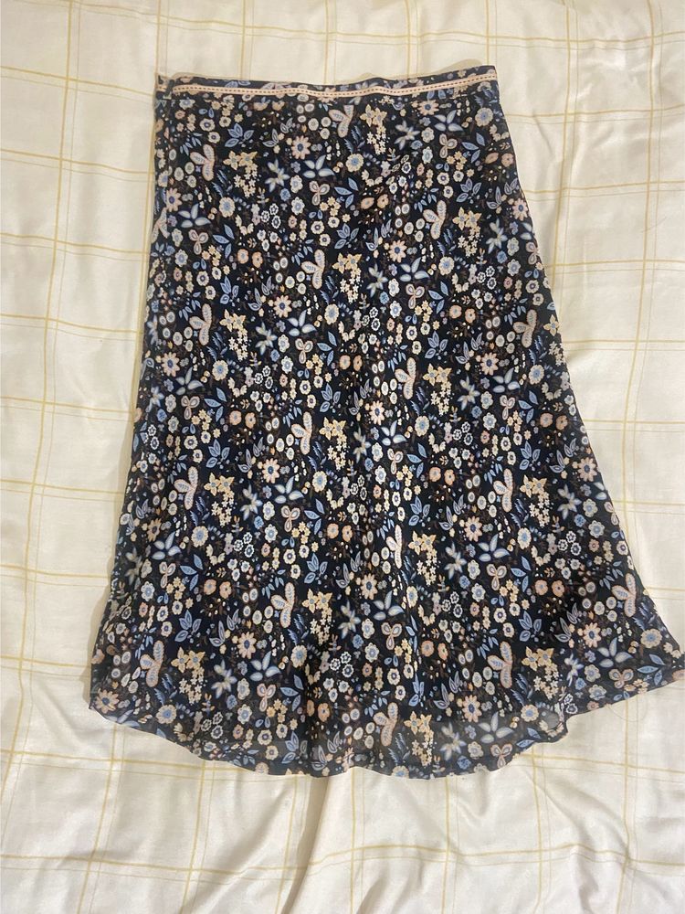 Floral Midi Skirt