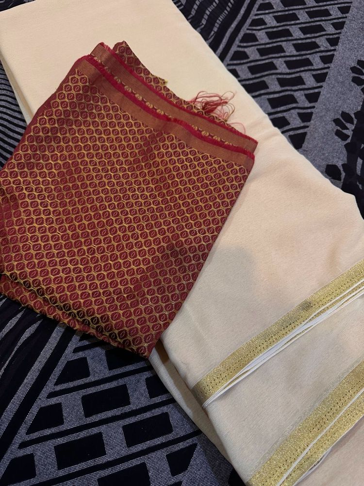 Saree With Blouse
