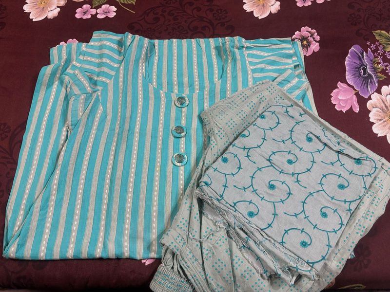 Pure Cotton Suit Set