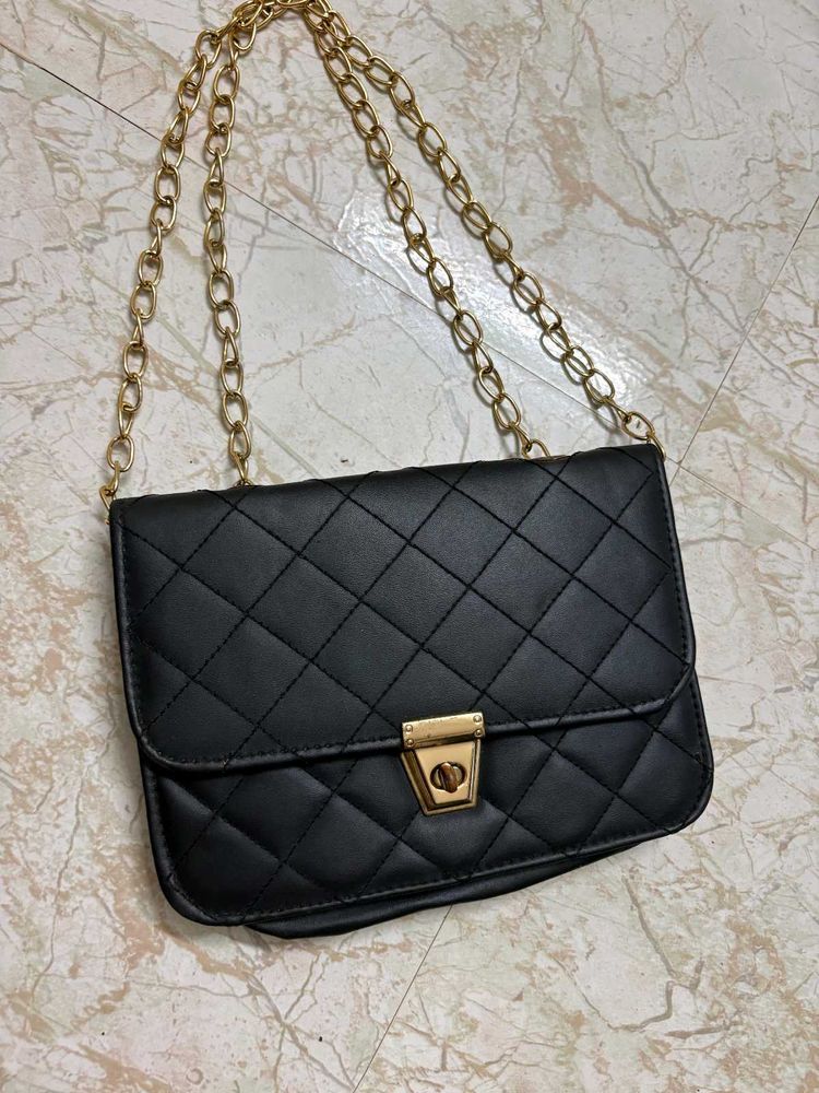 Chic Black Crossbody Bag...