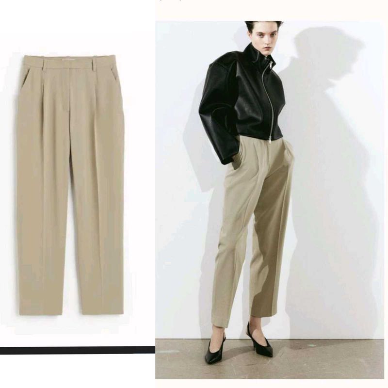 H&amp;M Wide Crease Formal Pant