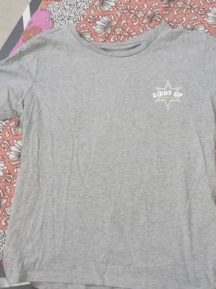 Gray Graphic Tee