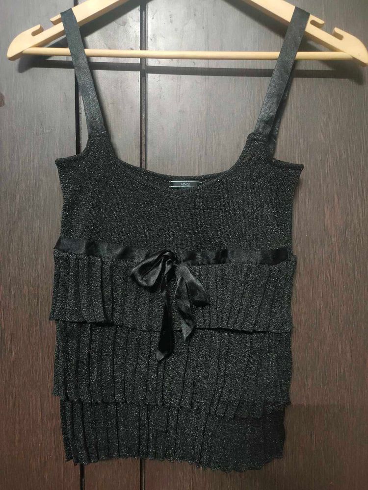 Mango Black/Glittery Top