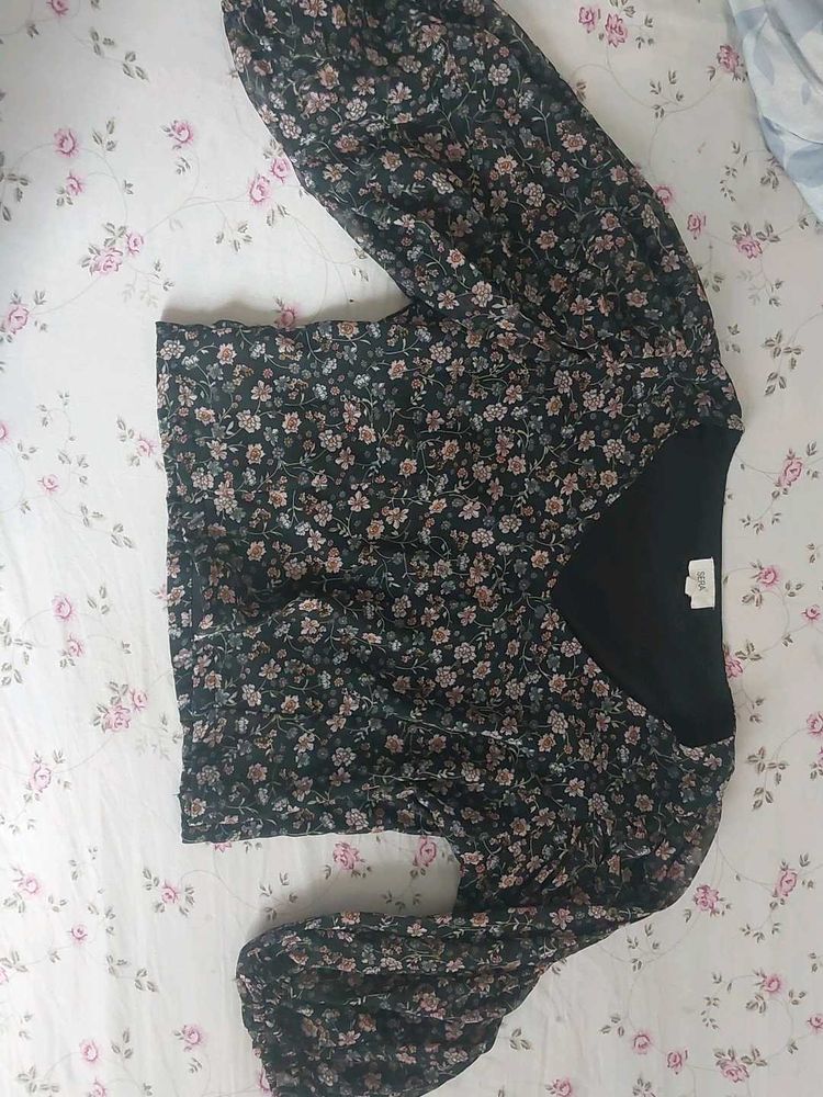 Floral Print Blouse