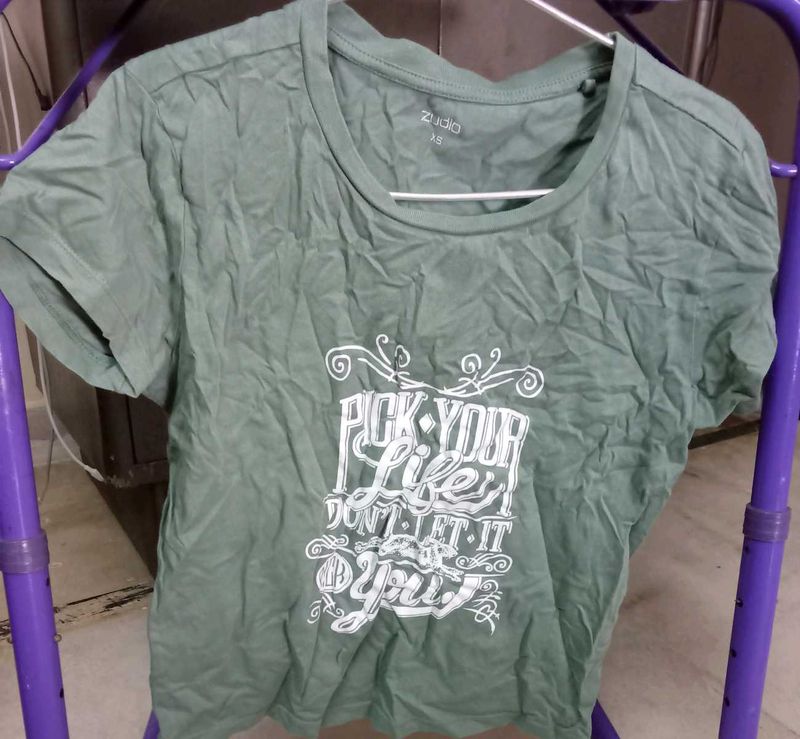 Cute Green Graphic Tee