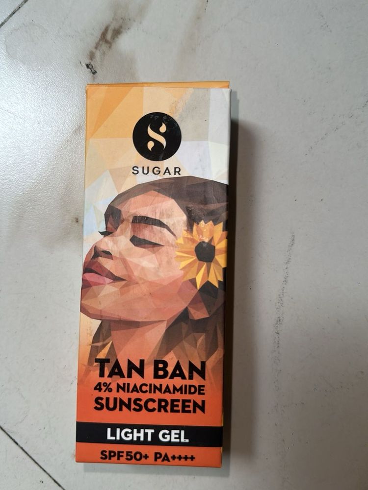 SUGAR TAN BAN 4% NIACINAMIDE SUNSCREEN